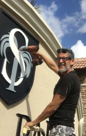 3D letters sign project example 58