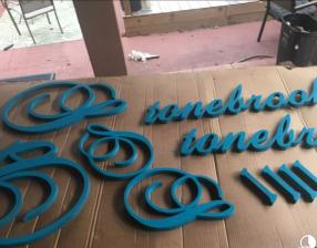 3D letters sign project example 71