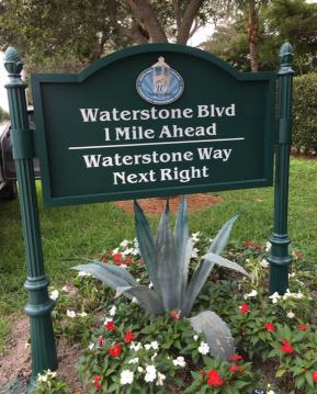 Monument sign project example 2